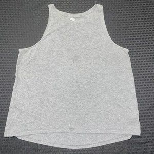 Old Navy Relaxed Girls Gray tank top Size L GUC Little stain